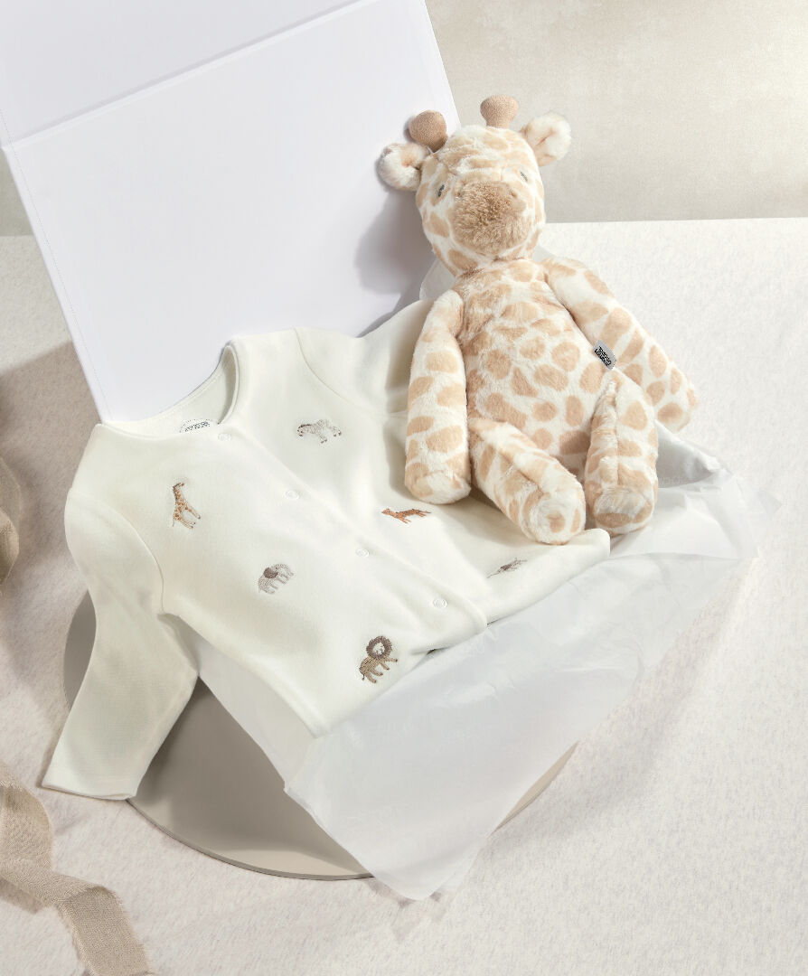 Welcome to the World Giraffe Baby. Gift - 2 Piece Set